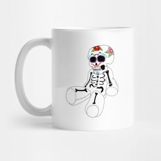 Day of the Dead Teddy Skeleton Bear Mug